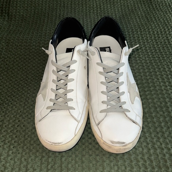 Men Golden Goose super star with black heel tab - Picture 3 of 7